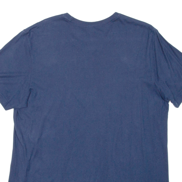 ADIDAS Mens T-Shirt Blue Crew Neck L Online Hot Sale