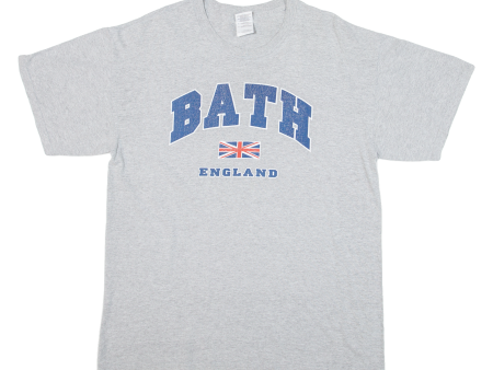 Bath England Mens T-Shirt Grey L Online Sale