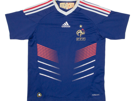 ADIDAS France Boys Football Shirt Jersey Blue 13-14Y on Sale