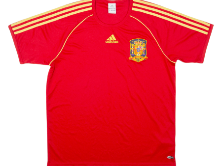 ADIDAS Spain Mens Football Shirt Jersey Red L Online Hot Sale