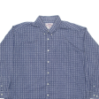 WRANGLER Mens Shirt Blue Geometric Long Sleeve 2XL Discount