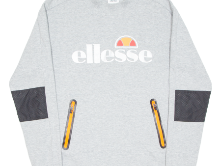 ELLESSE Boys Sweatshirt Grey 12Y Supply