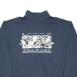 CLIQUE Snowboarding Mens Sweatshirt Blue 1 4 Zip 2XL on Sale