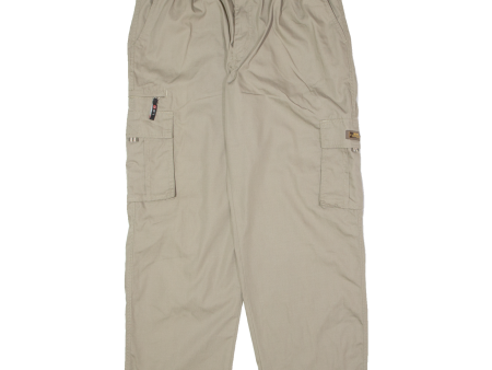 LMC Outdoor Cargo Mens Trousers Beige Regular Wide-Leg W34 L28 For Discount