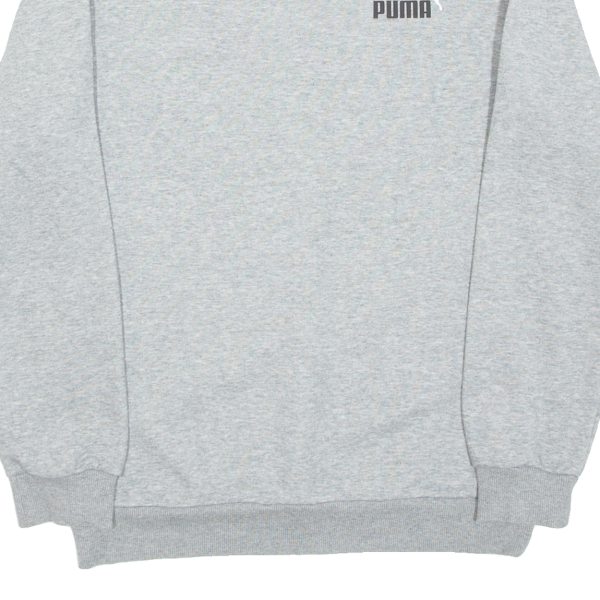 PUMA Mens Sweatshirt Grey S Online now