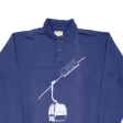 SWITCHER Cwa Constructions Mens Sweatshirt Blue Collared XL Online Sale