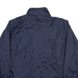 REEBOK Mens Windbreaker Jacket Blue Nylon Hooded M For Cheap