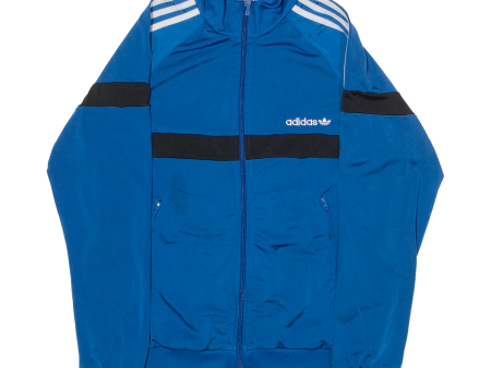 ADIDAS ORIGINALS Mens Track Jacket Blue Striped M Hot on Sale