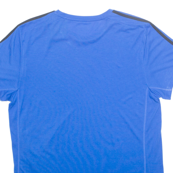 ADIDAS Womens T-Shirt Blue L Supply