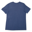 ADIDAS Mens T-Shirt Blue Crew Neck L Online Hot Sale