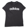 ADIDAS Womens T-Shirt Black L Online