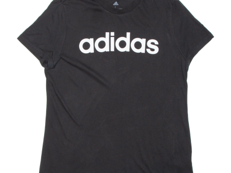 ADIDAS Womens T-Shirt Black L Online