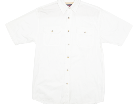 WRANGLER Mens Plain Shirt White S Online