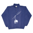 SWITCHER Cwa Constructions Mens Sweatshirt Blue Collared XL Online Sale