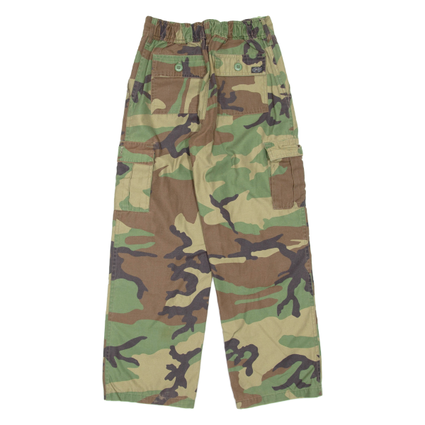 Camo Womens Trousers Green Regular Straight W25 L26 Supply