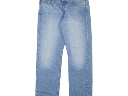 LEVI S 501 BIG E Jeans Mens Blue Regular Straight Stone Wash W31 L30 Sale